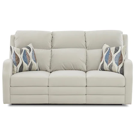 Power Reclining Sofa w/ Pillows